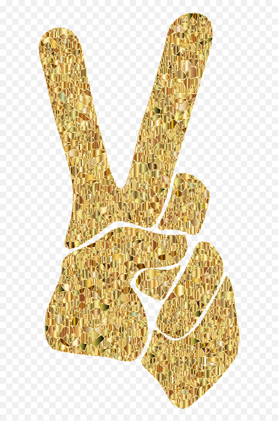 Peace Sign Hand Fingers Colorful - Pravda Vítzí Emoji,Metal Fingers Emoji