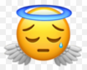 Sad Angel Emoji Crying Freetoedit - Cartoon,Water Polo Emoji