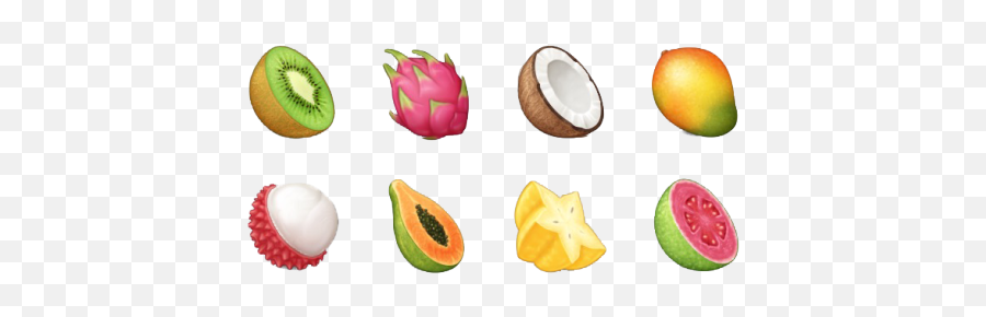 Picture - Transparent Background Food Emojis Transparent,Emoji Fruits