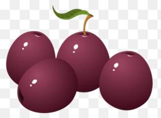 Ciruelas Violetas - Plums Clipart Emoji,Grape Emoji