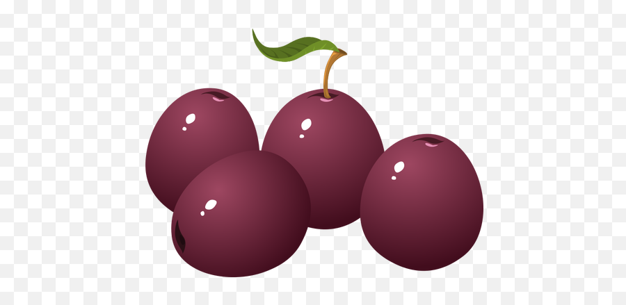 Ciruelas Violetas - Plums Clipart Emoji,Grape Emoji