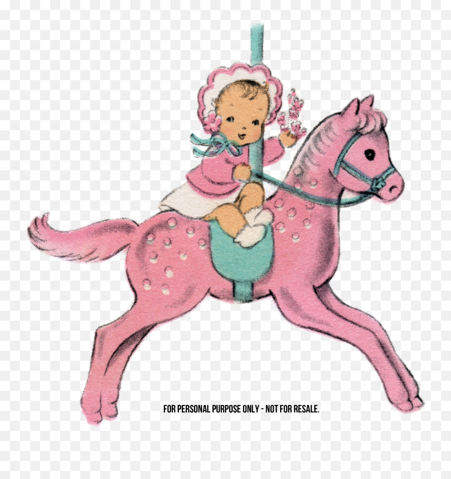 4570book - Printable Clipart Carousel Horse Emoji,Carousel Emoji