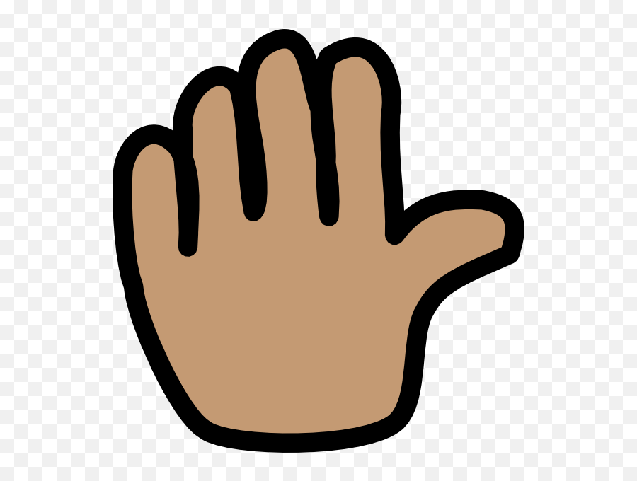 Hand Waving Goodbye Clipart - Animated Hand Clipart Emoji,Waving Goodbye Emoji