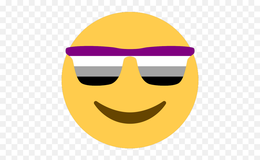 Asexual Emoji - Smiley,Finished Emoji