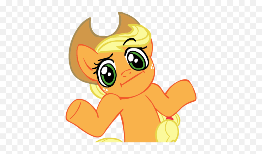 Pony Shrug Emoji,Shoulder Shrug Emoji