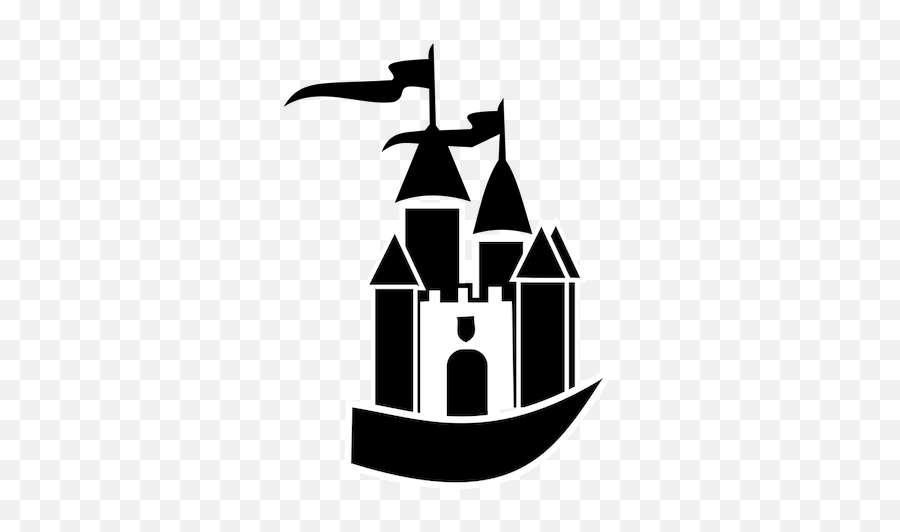 Castle Silhouette Vector Image - Castle Clipart Emoji,Disney Castle Emoji