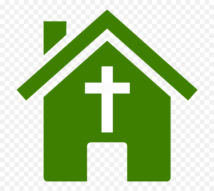 Church Christianity Religious - Icon Vector House Png Emoji,Library Card Emoji