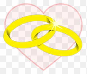 Heart And Wedding Rings - Wedding Rings Clip Art Emoji,Wedding Ring Emoji