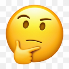 Whatsapp Emoji Emotions Emotion Answer - Transparent Transparent Background Thinking Emoji,Whatsapp Emotions