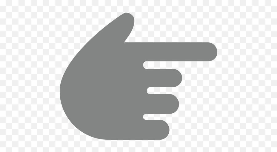 White Right Pointing Backhand Index Emoji For Facebook - Sign,Pointing Right Emoji