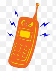 Oranges clipart cell phone Transparent - Cell Phone Ringing Png Emoji
