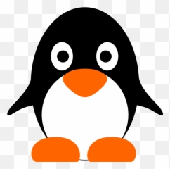 Flightless Bird Bird Nose Png Clipart - Penguin Clipart Simple Emoji,Bird Emoticon