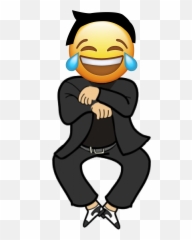 Gangnam Emoji - Desenho Corpo Homem Png