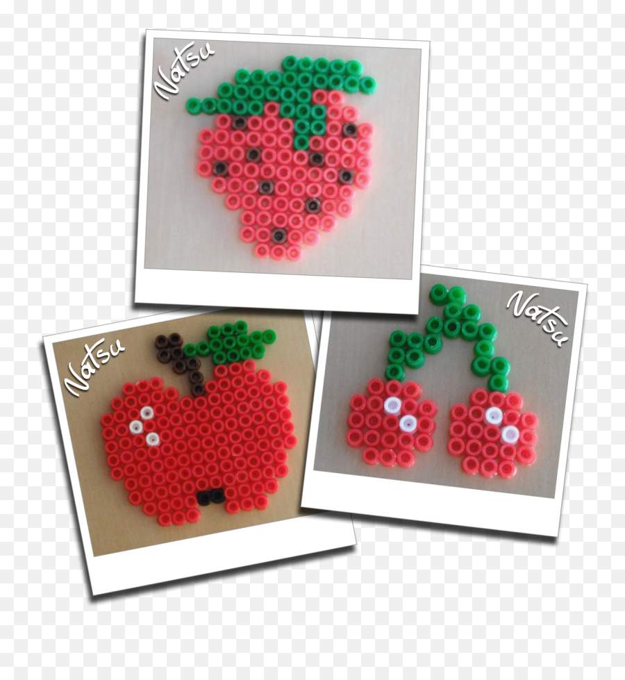 Frutas Hama Beads By Natsumi333 Hama Beads Crafts Crafts - Hama Beads Frutas Emoji,Bloodshot Eyes Emoji