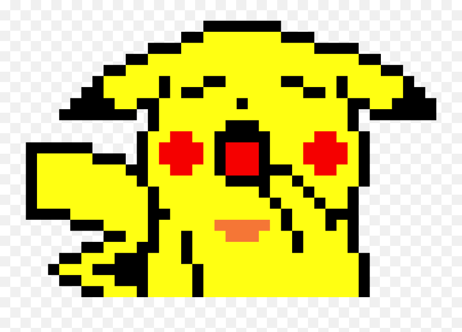 Pikachu - Pixel Art De Pikachu Emoji,Pikachu Emoticon