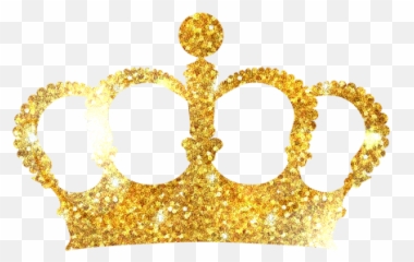 Gold Golden Glitter Sparkling Crown Tiara Royal King - Tiara Emoji,Royal Emoji
