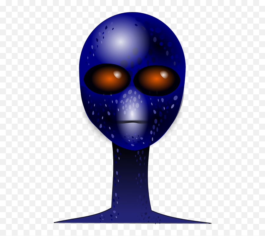 Free Ufo Alien Vectors - Cartoon Alien Face Emoji,Megaphone Emoji
