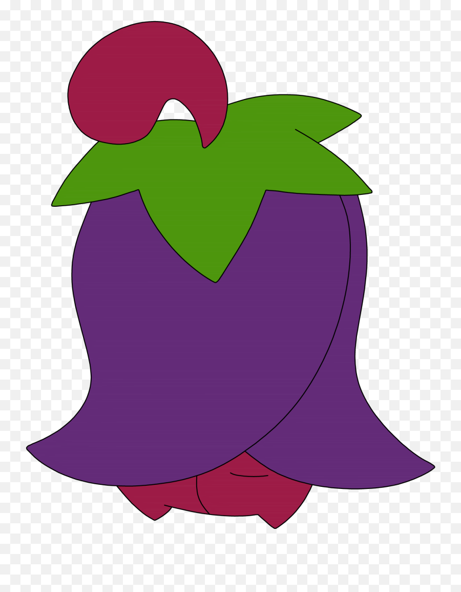 Eggplant Clipart Drawn Eggplant Drawn Transparent Free For - Cherrim Pokemon Emoji,Eggplant Emoji Hat