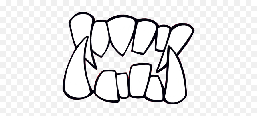 Dog Teeth Clip Art - Funny Pictures Coloring Page Emoji,Baring Teeth Emoji