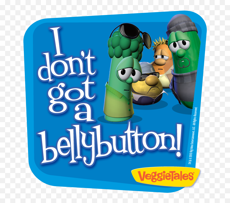 Veggietales - Don T Have A Belly Button Veggie Tales Emoji,Wwe Emoticons