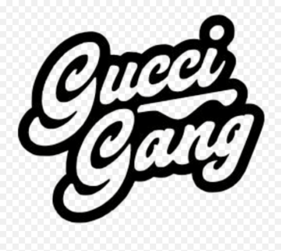 Gucci Gang Guccigang Sticker - Gucci Gang Logo Emoji,Gucci Sign Emoji