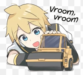 Rin Len Pom 1 Stickers For Whatsapp - Fiction Emoji,Pom Pom Emoji