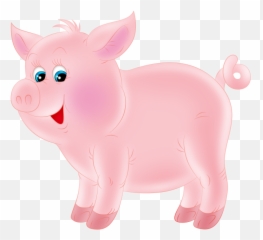 Pig Farming Clip Art - 2019 Png Download 670610 Free Animals Pig Cartoon Clipart Emoji,Leaf Pig Emoji