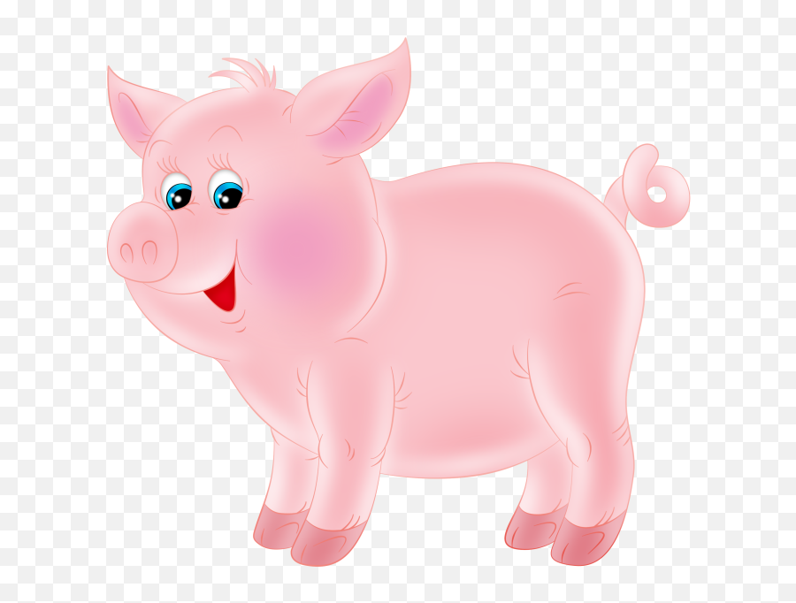 Pig Farming Clip Art - 2019 Png Download 670610 Free Animals Pig Cartoon Clipart Emoji,Leaf Pig Emoji