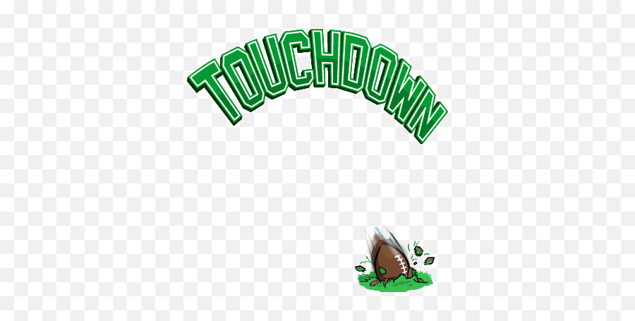 Touchdown Football Sticker By Kelybely - Touchdown Word Clipart Emoji,Emoji Touchdown