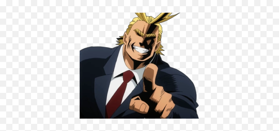 Might Png And Vectors For Free Download - All Might Transparent Background Emoji,All Might Emoji