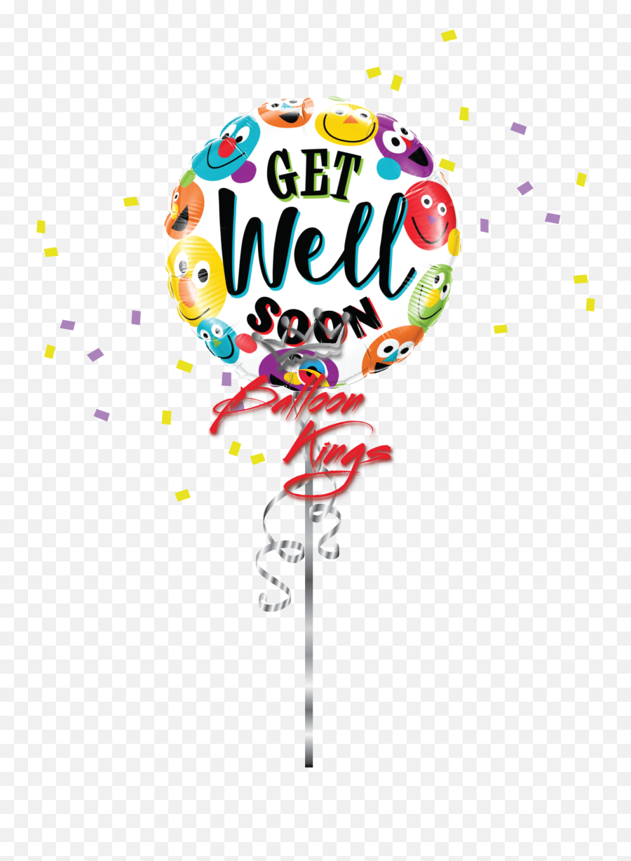 Get Well Soon Smileys - Get Well Soon Balloons Emoji,Get Well Soon Emoji