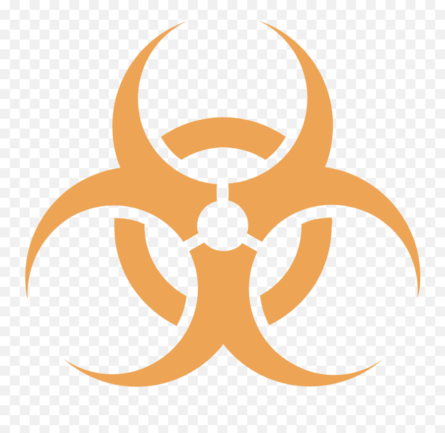 Emojione 2623 - Transparent Biohazard Symbol Emoji,B Emoji