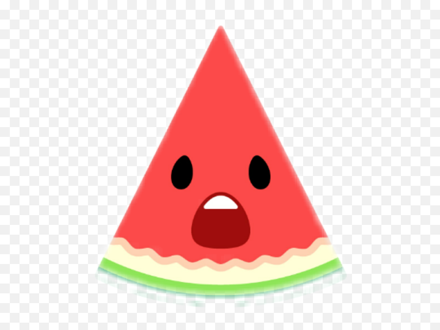 Watermelon Fruit Food Cute Emoji - Clipart Cute Fruit Png,Gasp Emoji Transparent