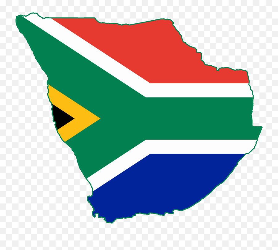 Flag Map Of Greater South Africa - South Africa Flag Map Emoji,South Africa Flag Emoji