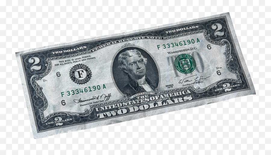 United States Two - 2 Dollar Bill Png Emoji,X Arrow Money Emoji