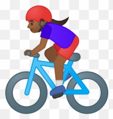 Medium - Woman Bike Emoji,Unicycle Emoji