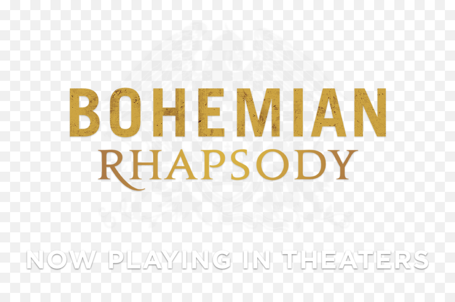 Download Bohemian Rhapsody Movie Title - Bohemian Rhapsody Logo Png Emoji,Movie Title Emoji
