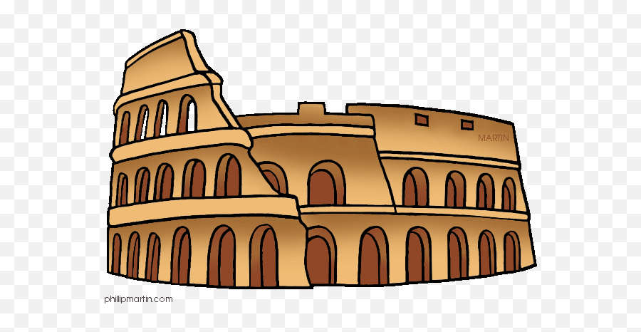 Library Of Ancient Rome Colosseum - Colosseum Clip Art Emoji,Colosseum Emoji