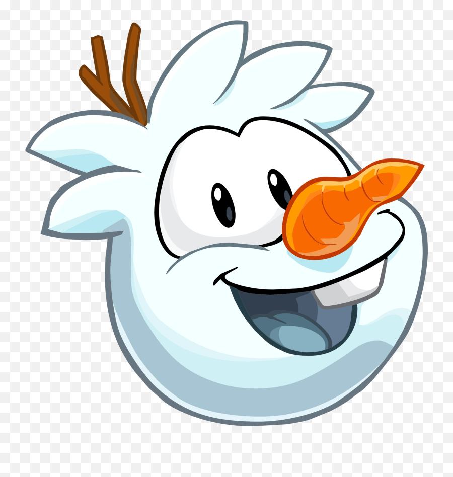 Snowman Puffle - Club Penguin Puffles Animal Emoji,Snowman Emoji Transparent