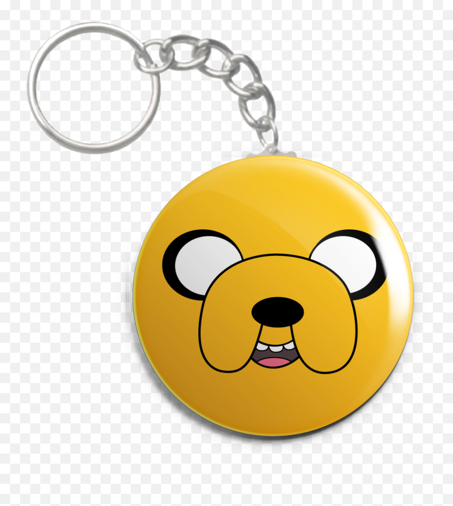 Jake The Dog 2 - Cartoon Keychain Emoji,Metal Hand Emoticon