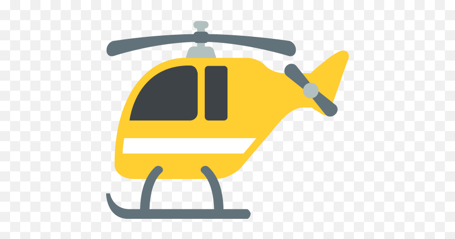 Helicopter Emoji For Facebook Email Sms - Helicopter Emoji Grey,Plane Emoji