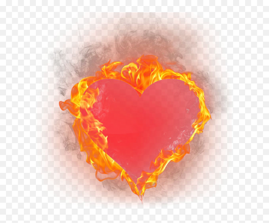 Hd Burning Heart Png Image Free Download - Transparent Burning Heart Png Emoji,Burning Emoji