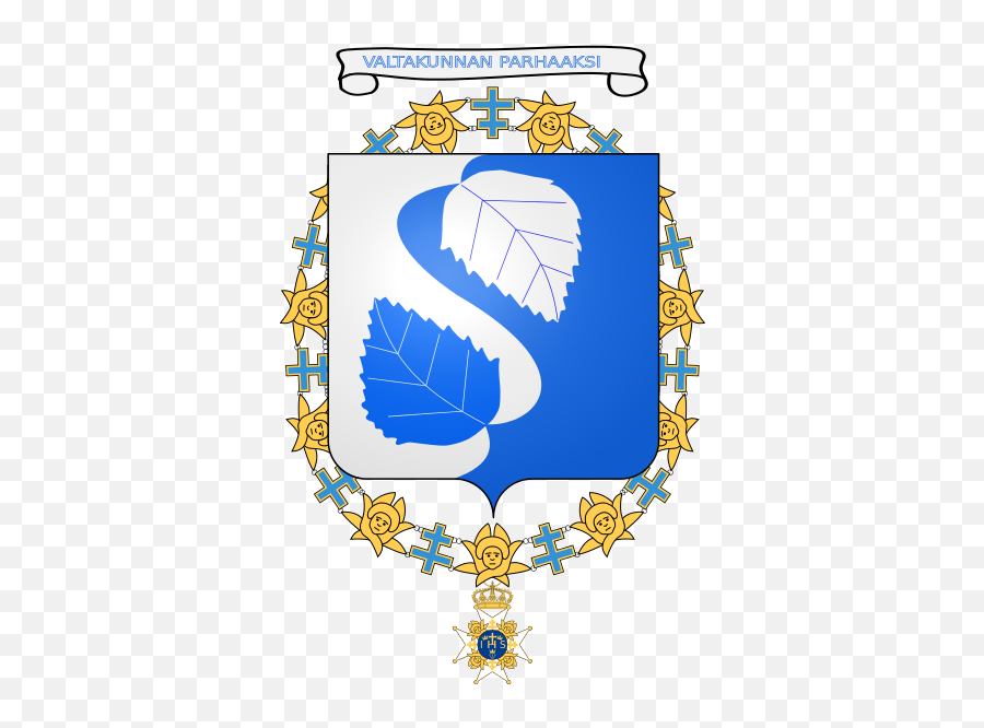 Coat Of Arms Of Mauno Koivisto - Knight Of The Swedish Royal Order Emoji,All Emojis In Order