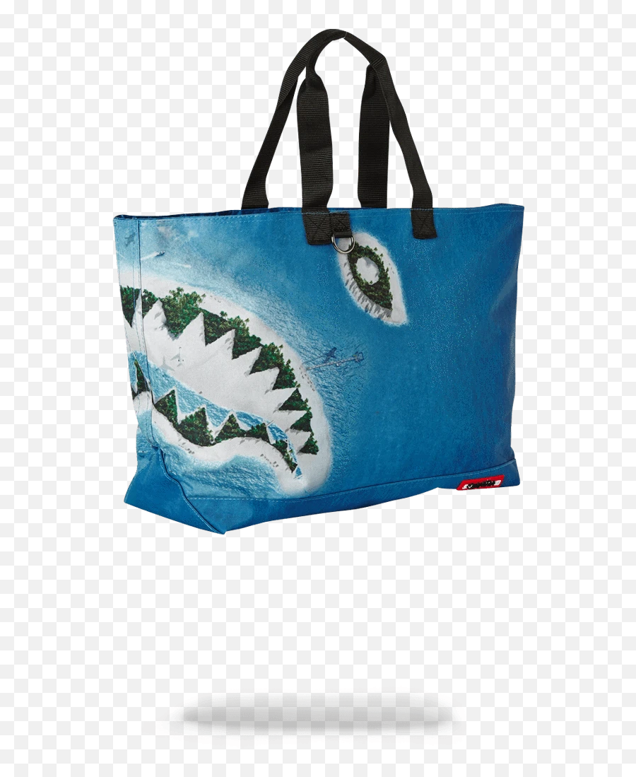 Sprayground Backpack Shark Island Tote - Sprayground Emoji,Shark Emoji