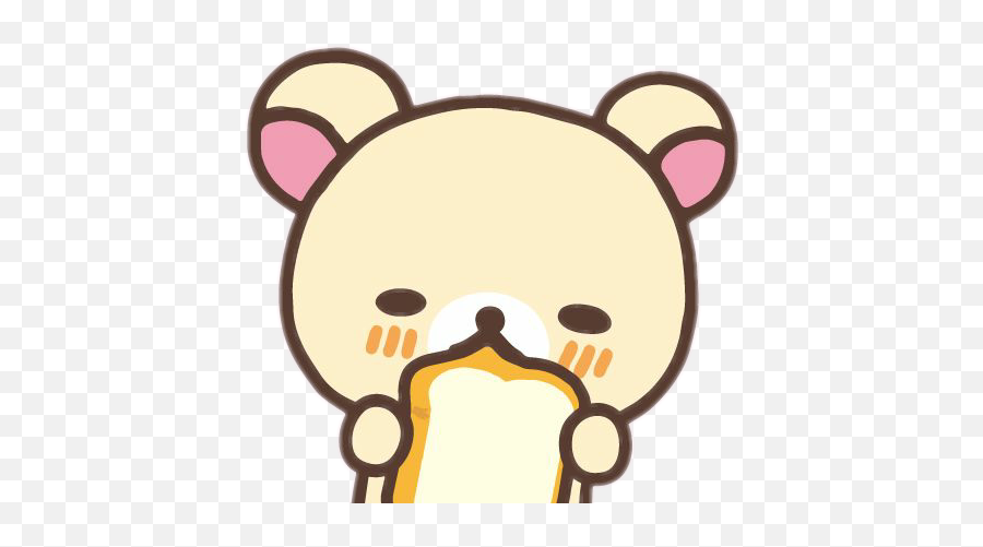 Korilakkuma - Kawaii Rilakkuma Bear Emoji,Dark Moon Emoji