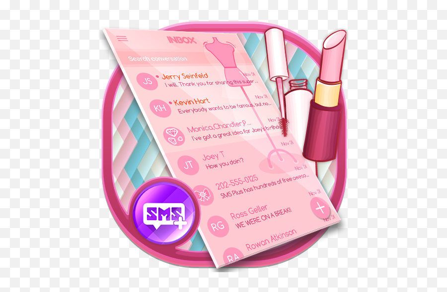 Download Girly Pink Sms For Android Myket - Parallel Emoji,Seinfeld Emoji