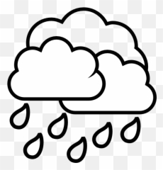 black and white images of storm Weather Storm Rain clip - Cloud Clipart Black And White Emoji