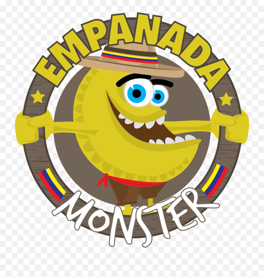 Empanada Monster Authentic Colombian Food Truck U0026 Catering - Illustration Emoji,Colombian Emoji