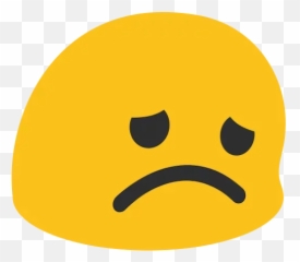 Telegram Sticker - Google Hangouts Sad Emoji
