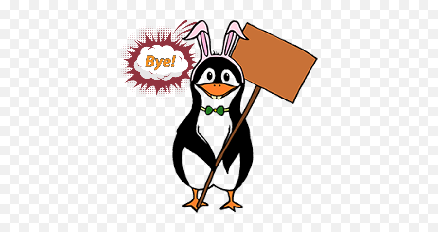 Penguin Lifemoji - Funny Emoji For Messaging By Go4square Llc Happy Easter Penguin Sign,Penguin Emojis